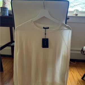 Massimo Dutti silk-blend NWT lightweight sweater in Creme.